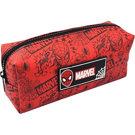 Estojo Simples Homem ARANHA PVC Cristal
