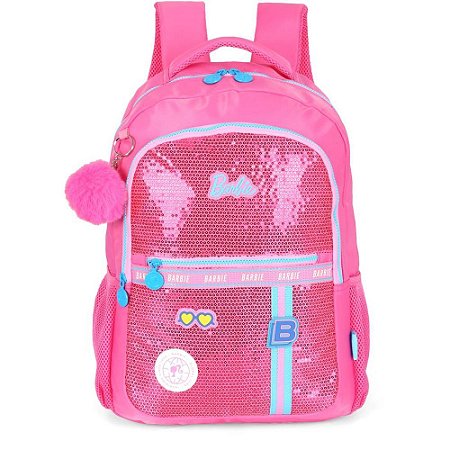 Mochila Barbie PINK G C/PAETE