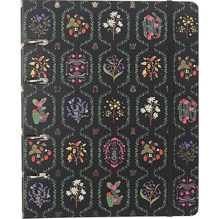 Caderno Criativo Jardim Preto 100F 170X240MM