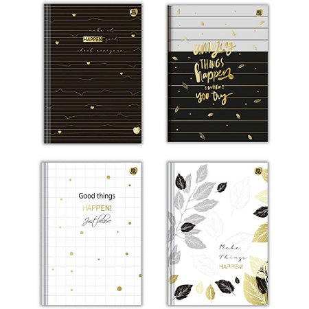 Caderno Brochurao Capa Dura Happen 160F PCT.C/02