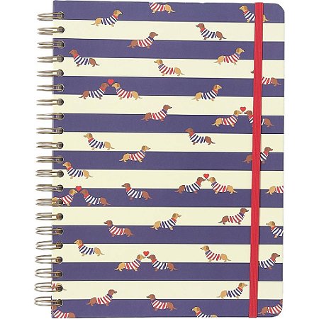 Caderno 10X1 Cp.dura Colegial Praia Cachorros 160F