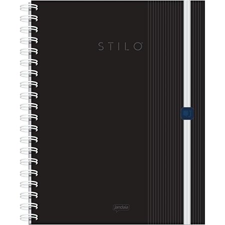 Caderno 01X1 Capa Dura Stilo Neo PT. 80FLS.