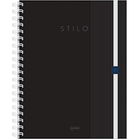 Caderno 01X1 Capa Dura Stilo Neo PT. 80FLS.