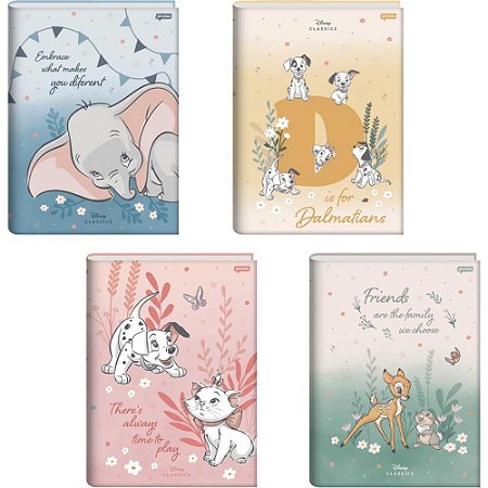 Caderno Brochurao Capa Dura Disney Classicos 80FLS PCT.C/05
