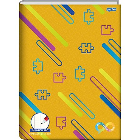 Caderno Quadriculado Univers. Neuro CD 10X10MM 60FLS PCT.C/05