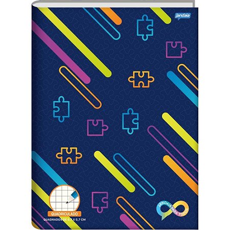 Caderno Quadriculado Univers. Neuro CD 7X7MM 60FLS PCT.C/05