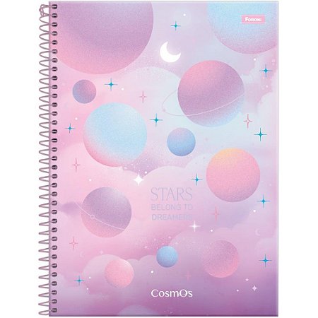 Caderno 01X1 Capa Dura Cosmos 80FLS PCT.C/05