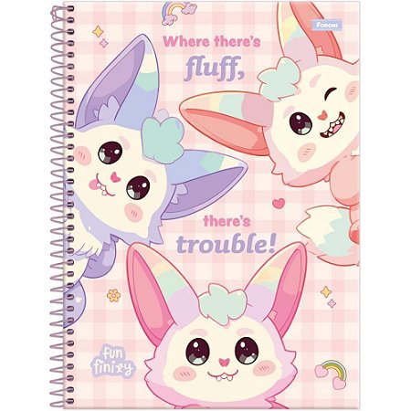 Caderno 01X1 Capa Dura Funfinily 80FLS PCT.C/04