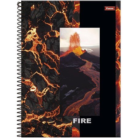 Caderno 10X1 Capa Dura 4 Elemetos Mais 200FLS PCT.C/04