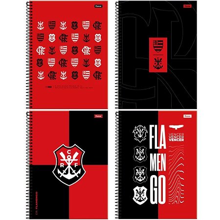 Caderno 10X1 Capa Dura Flamengo FIT 160F PCT.C/04
