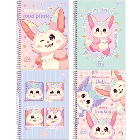 Caderno 10X1 Capa Dura Funfinily 160FLS PCT.C/04