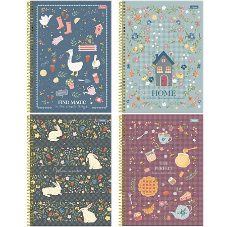 Caderno 10X1 Capa Dura MILLY 160F PCT.C/04