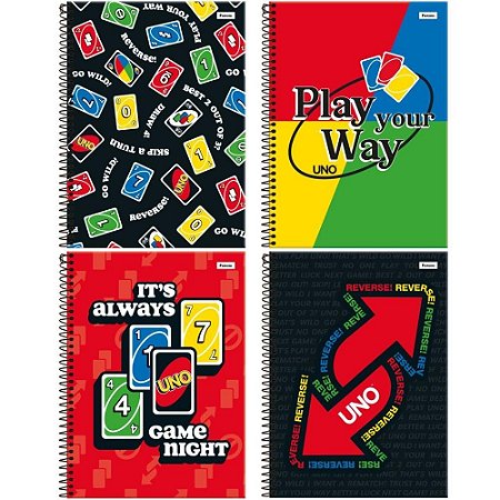 Caderno 10X1 Capa Dura UNO 160FLS PCT.C/04