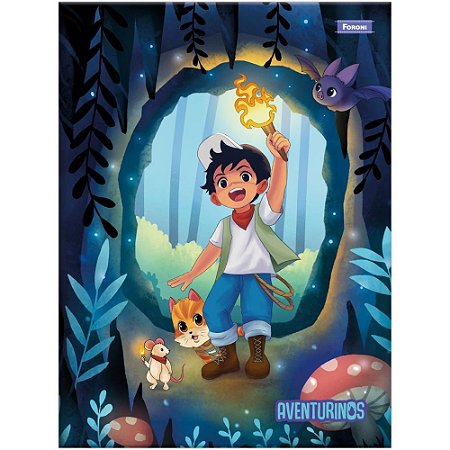 Caderno Brochurao Capa Dura Aventurinos 80F PCT.C/05