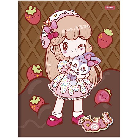 Caderno Brochurao Capa Dura DOLL 80FLS PCT.C/05