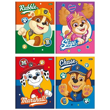 Caderno Brochurao Capa Dura Patrulha Canina 48F PCT.C/05