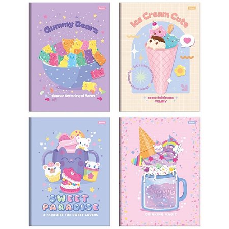 Caderno Brochurao Capa Dura Sugar RUSH 80F PCT.C/05