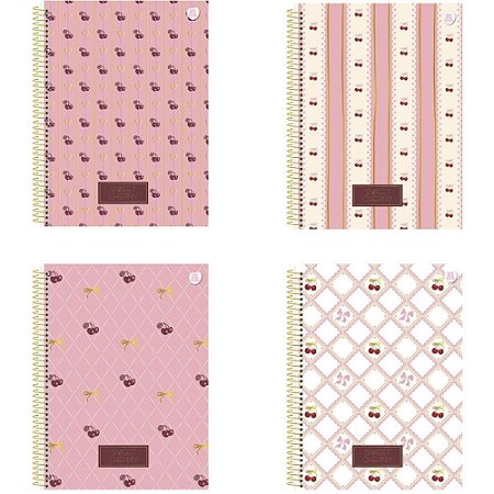 Caderno 01X1 Capa Dura Sweet CHERRY 80F PCT.C/04