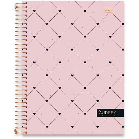 Caderno 01X1 Capa Dura Audrey 80FL PCT.C/04