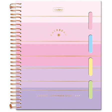 Caderno 01X1 Cp.dura Colegial Daydream C/4 Divisorias (S)