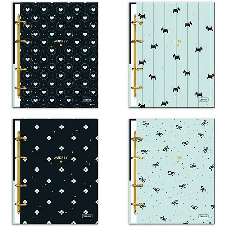 Caderno Argolado Audrey C/6 Divisorias (S)