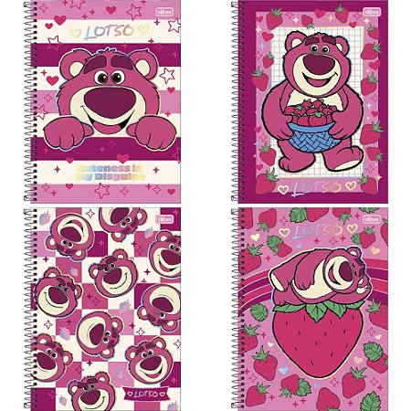 Caderno 01X1 Capa Dura Lotso 80FLS PCT.C/04