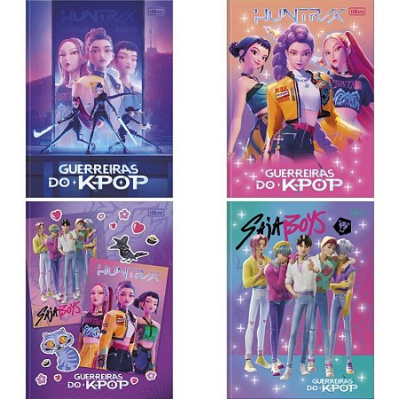 Caderno Brochurao Capa Dura Guerreiras do K-POP 80FLS PCT.C/05