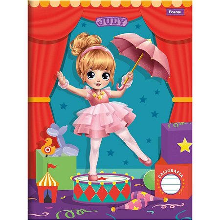 Caderno Caligrafia JUDY 40FLS PCT.C/10