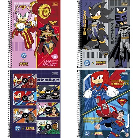 Caderno 01X1 Capa Dura Sonic DC 80FLS PCT.C/04
