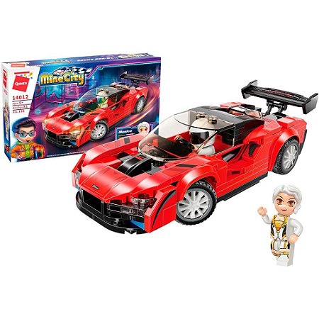 Brinquedo para Montar Carro Senna S5N-N1 198 Pecas