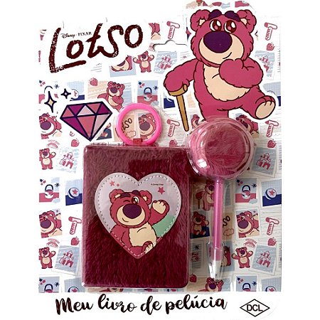 Livro Brinquedo Ilustrado Lotso Livro de Pelucia