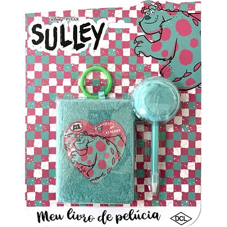 Livro Brinquedo Ilustrado Sulley Livro de Pelucia