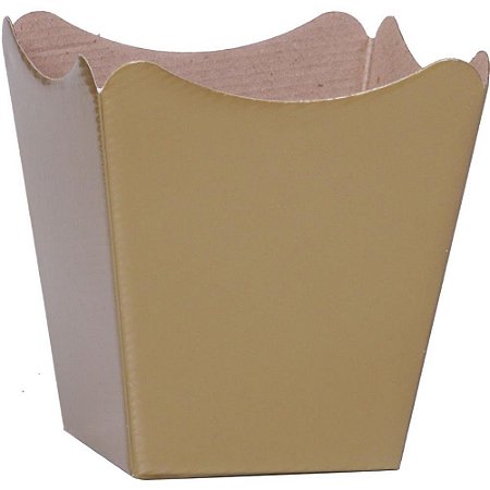 Cachepot Paper Liso Pote 15 Ouro 16X17X11CM PCT.C/10