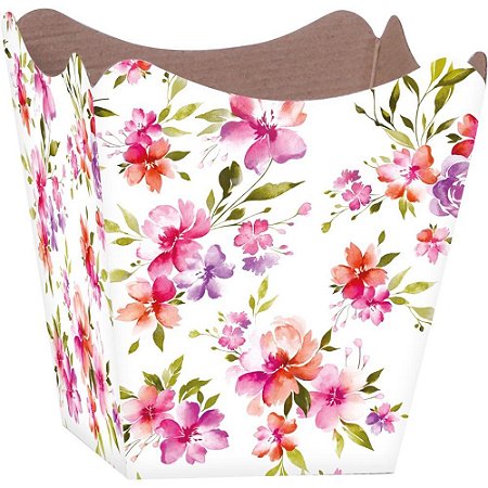 Cachepot Paper Decorado Pote 15 AYLA 16X17X11CM PCT.C/10