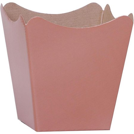Cachepot Paper Liso Pote 11 Rose GOLD 11X11X9CM PCT.C/10