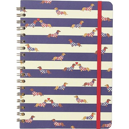 Caderno 01X1 Cp.dura Colegial Praia Cachorros 80F