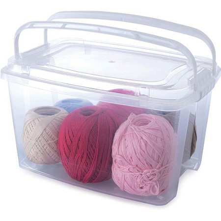 Caixa Plastica Multiuso GRAN BOX ALTA ALÇA/TRAVA 6,2L