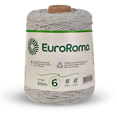 Barbante Colorido 600G 4/6 Fios 610M Caqui