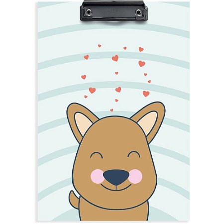 Prancheta Duratex Oficio Cachorrinho Prend.metal CX.C/06