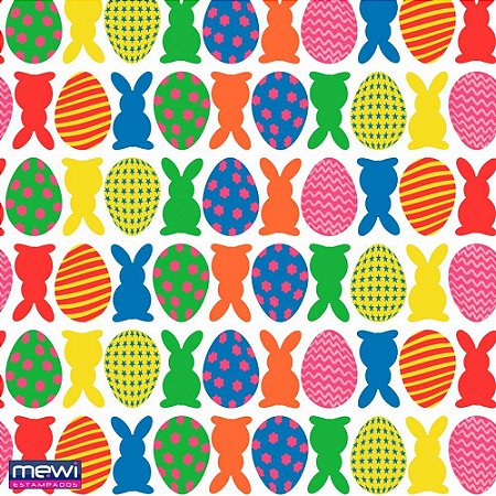 TNT Estampado 1,40M 40G Pascoa Animada RL-25MTS