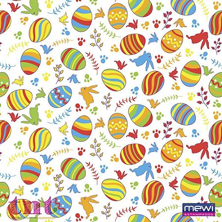 TNT Estampado 1,40M 40G Pascoa OVOS RL-25MTS