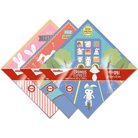 Embalagem P/OVO de Pascoa 35X35CM Autosservico Pascoa SO PCT.C/05