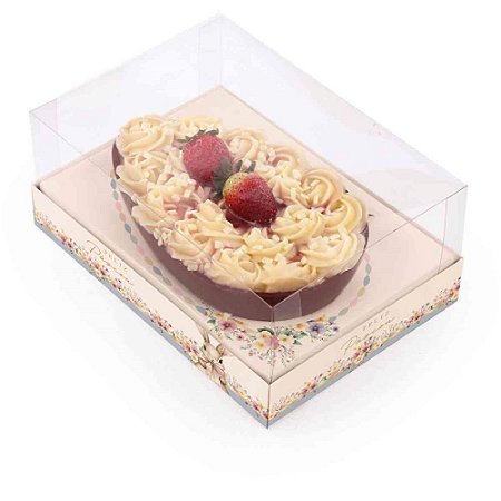 Caixa P/OVO de Pascoa CX Visor P/OVO Fiorela 250G PCT.C/06