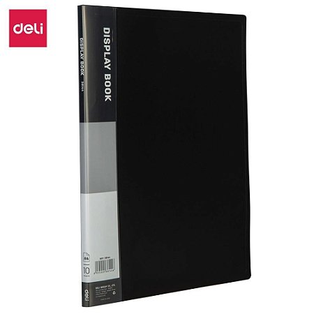 Pasta Catalogo Oficio 10ENV. 0,5MM Preto