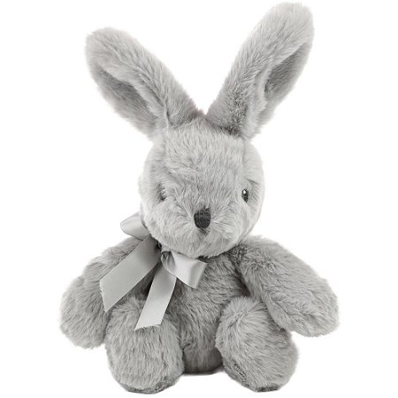 Coelho de Pascoa Coelho Cinza C/LACO 24CM