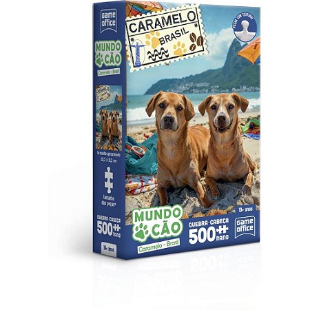 QUEBRA-CABECA Cartonado Caramelo Brasileiro 500 Pecas