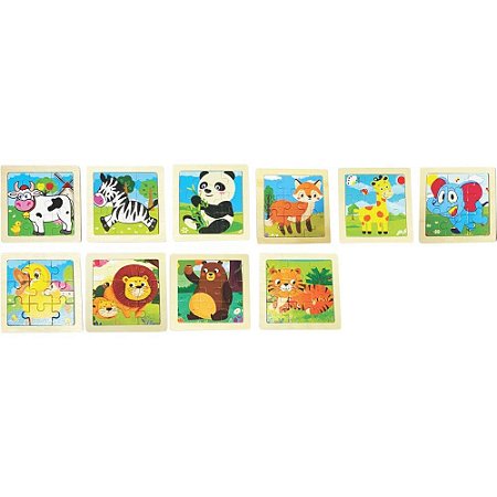 QUEBRA-CABECA Madeira Animais (S) PCT.C/10
