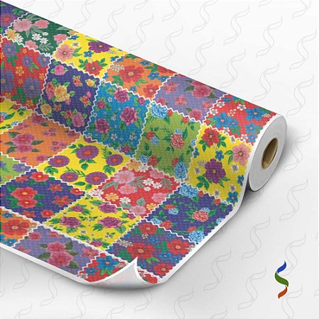 TNT Estampado 1,40M 40G Retalhos PACH Floral RL-25MTS