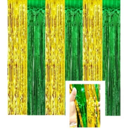 Copa do Mundo Cortina METALIZ.2X1MT VD/AM PCT.C/10