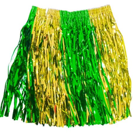 Copa do Mundo Saia Metalizada 40CM VD/AM - UNID